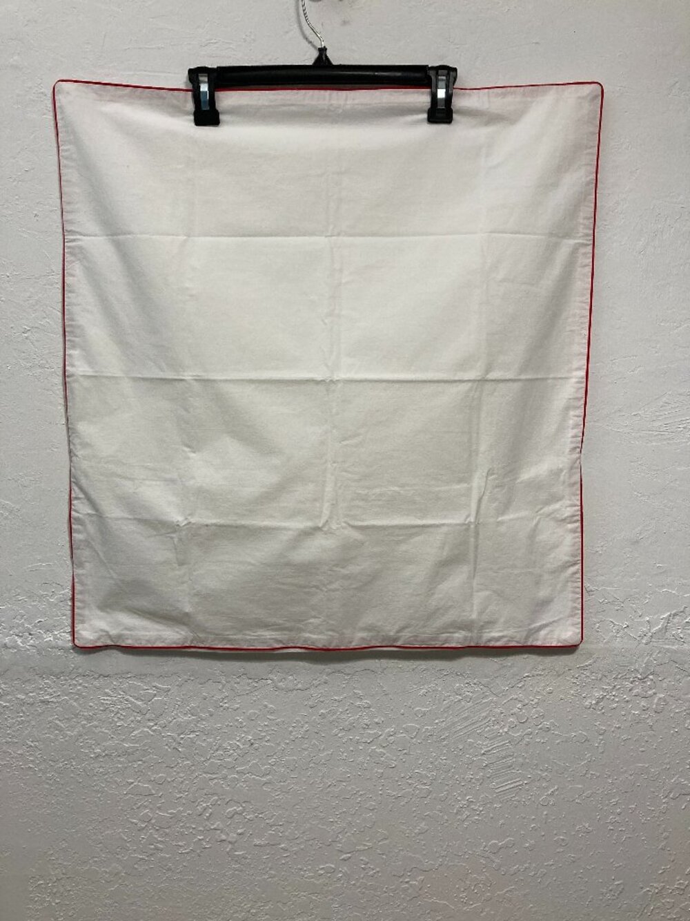 Share Pottery Barn Euro Cotton Pillow Cover Sham White Farmhouse 25x24